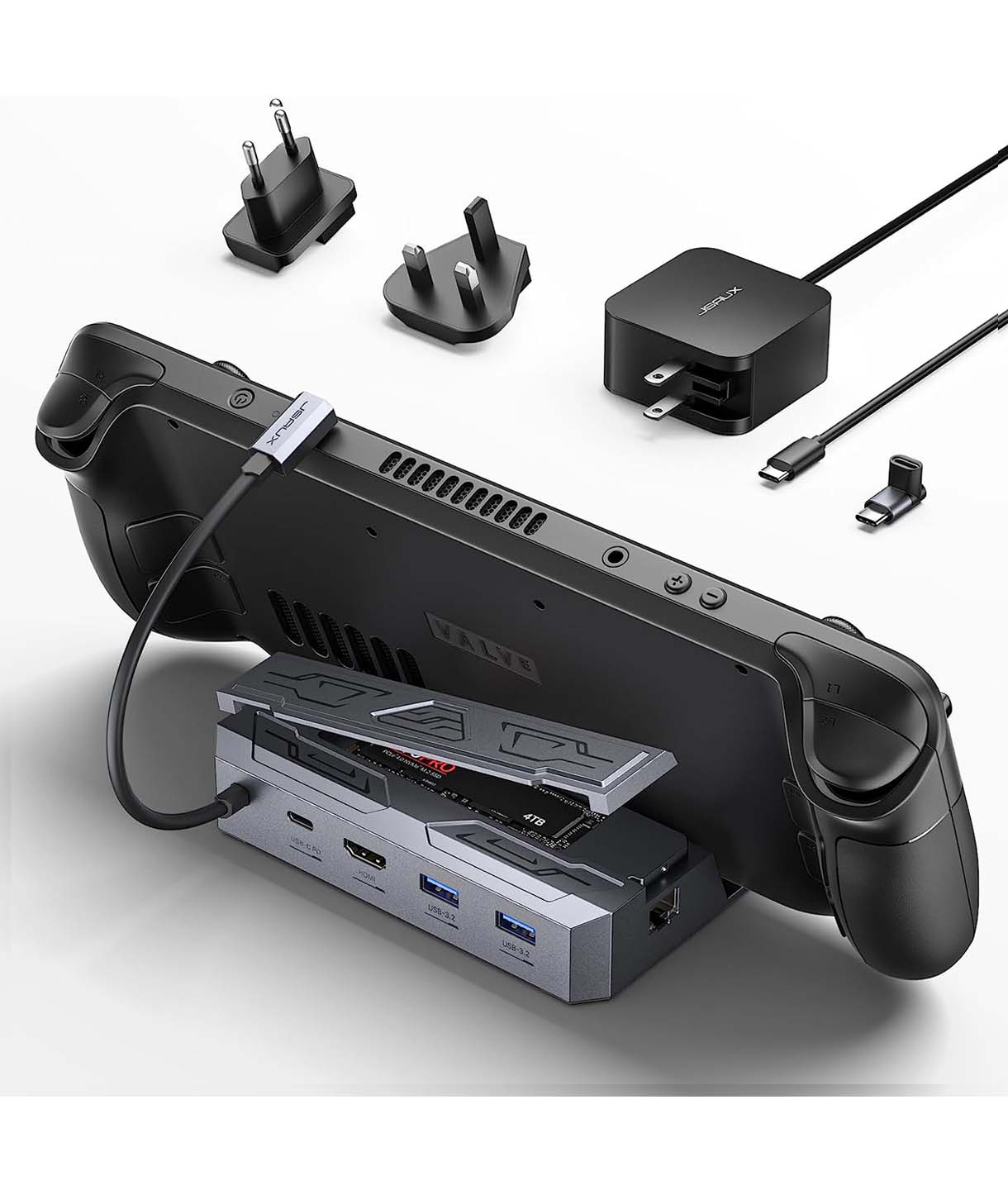 JSAUX Dock cho Steam Deck và ROG Ally