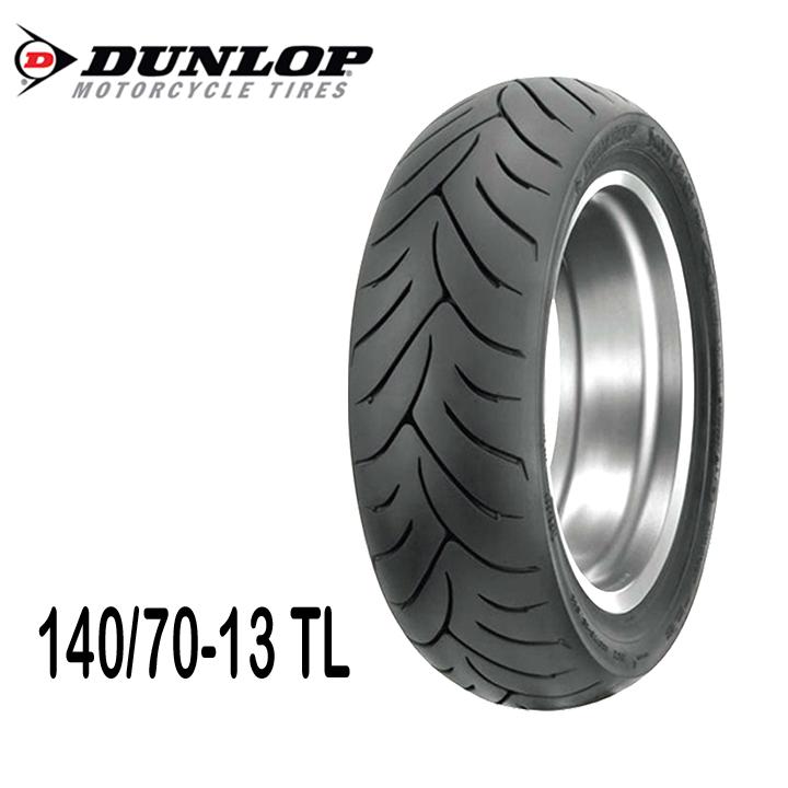 Vỏ lốp xe Dunlop SCOOTSMART cỡ 140/70-13 loại không ruột (1 cái)