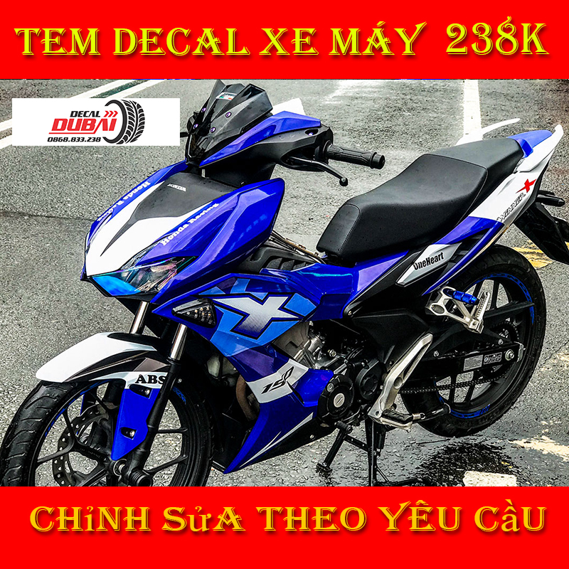 Tem Trùm Winner X Xanh Trắng X