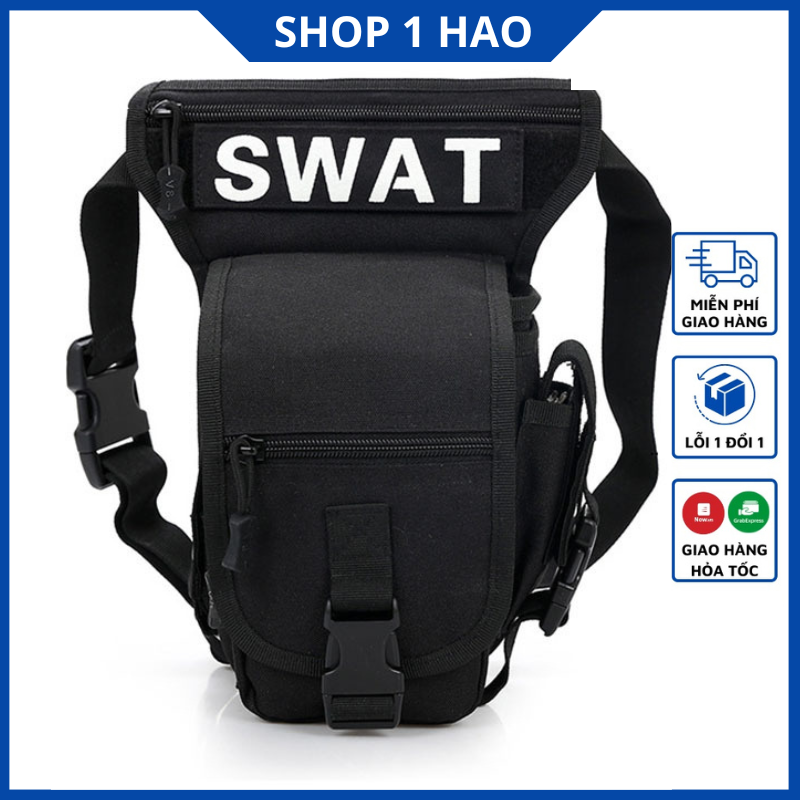 Túi đeo hông, Túi đeo ngang Bụng, Túi đeo đùi Swat chuyên dụng chống thấm nước du lịch phượt