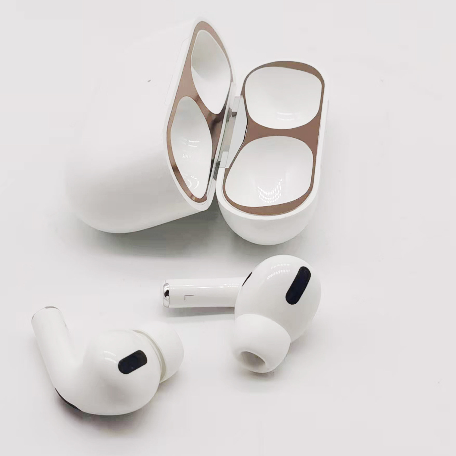 Miếng Dán Kim Loại Chống Bám Bẩn Bảo Vệ Nắp Trong AirPods 1 2 Pro - Miếng Dán Chống Bụi Airpod 1 2 Pro