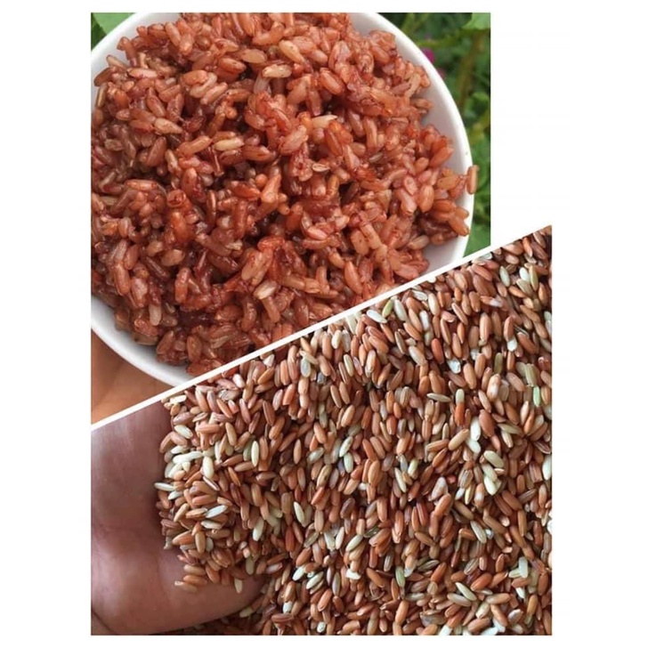 Gạo lức đỏ điện biên | 1kg gạo lứt đỏ điện biên hàng chuẩn, gạo cực dẻo đậm cơm, tốt cho sức khỏe