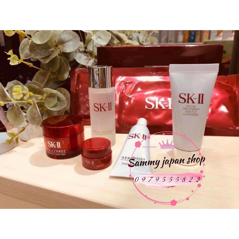 Bộ mỹ phẩm SKII - Set SKII 6 món phiên bản giới hạn, sản phẩm tốt, chất lượng cao, cam kết như hình, inbox để được tư vấn rõ hơn