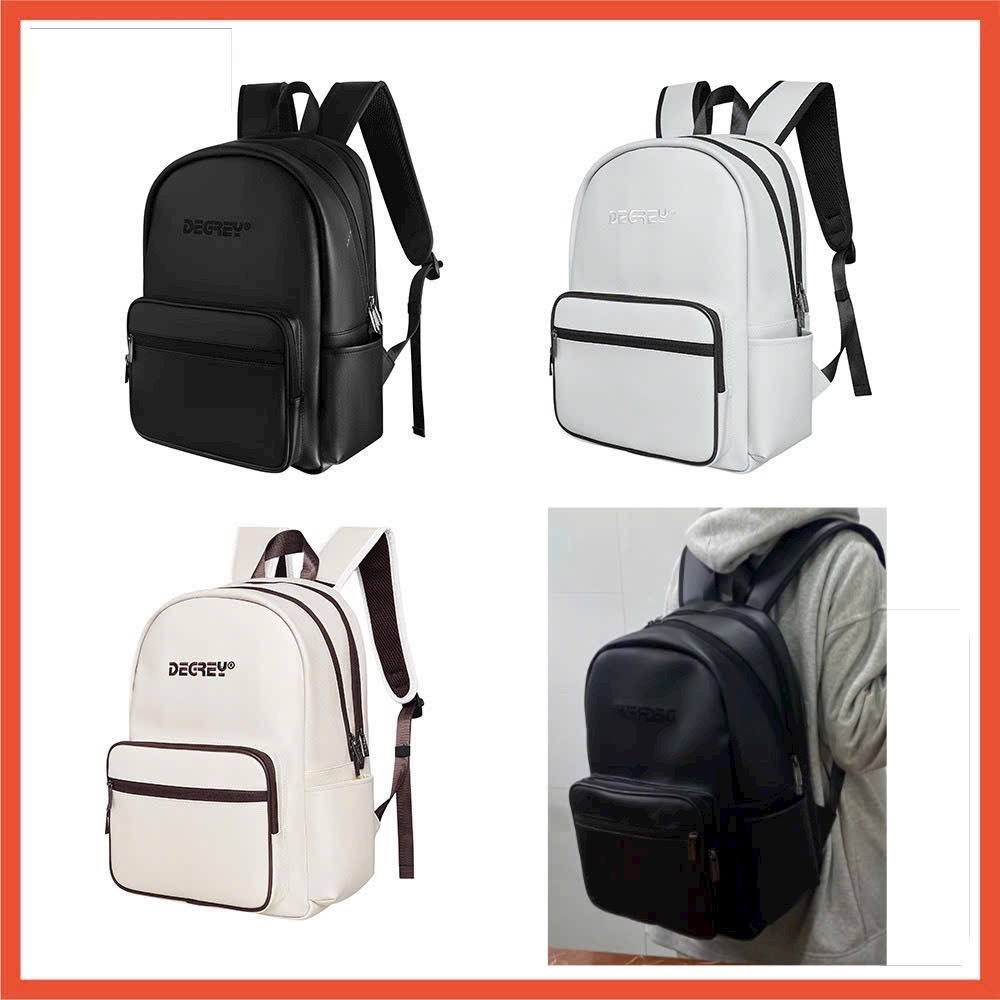  Balo da Degrey Double Leather Basic Balo - LBBD chuẩn cao cấp 1-1 
