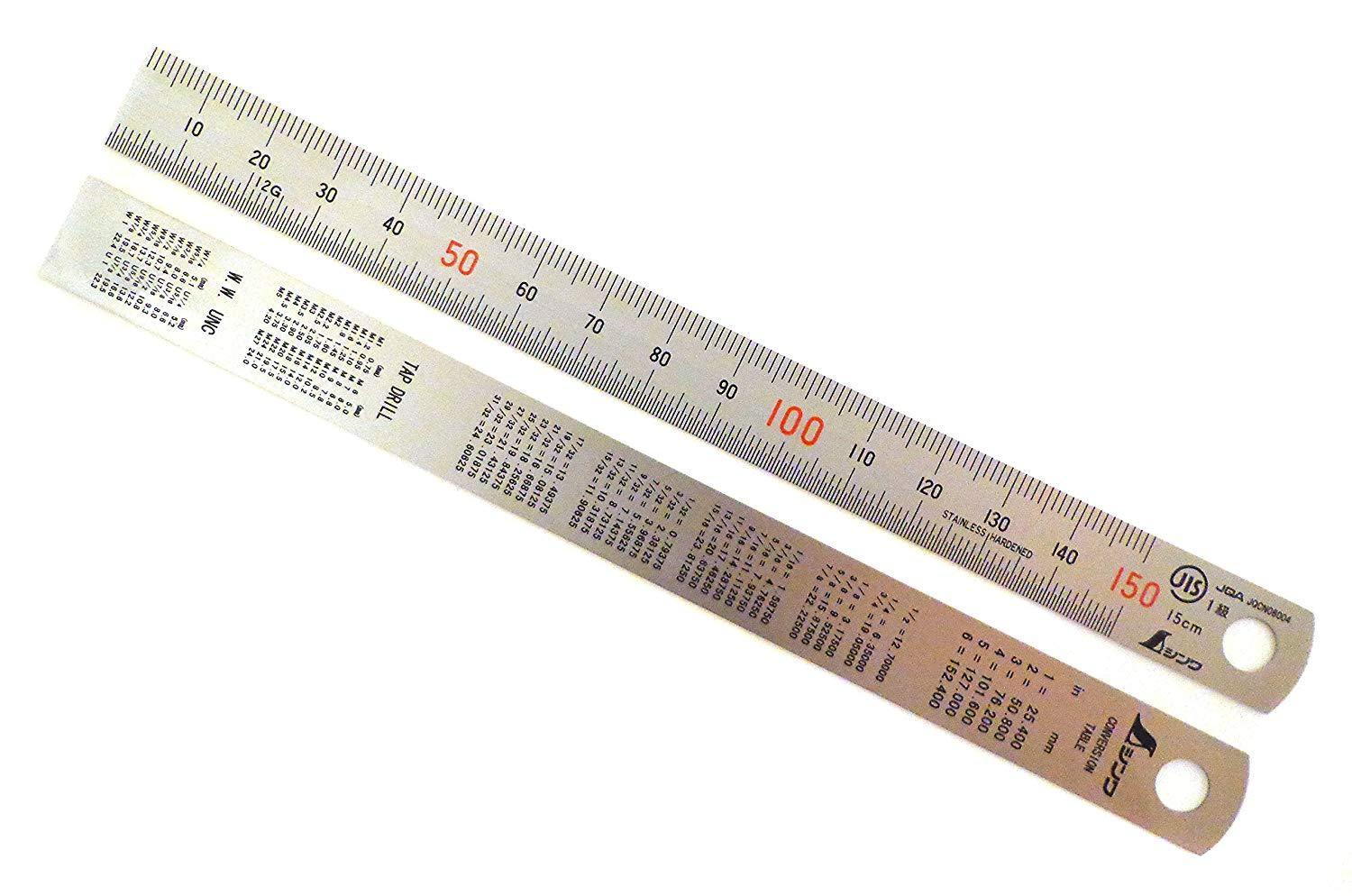 Thước lá 150mm shinwa 13005