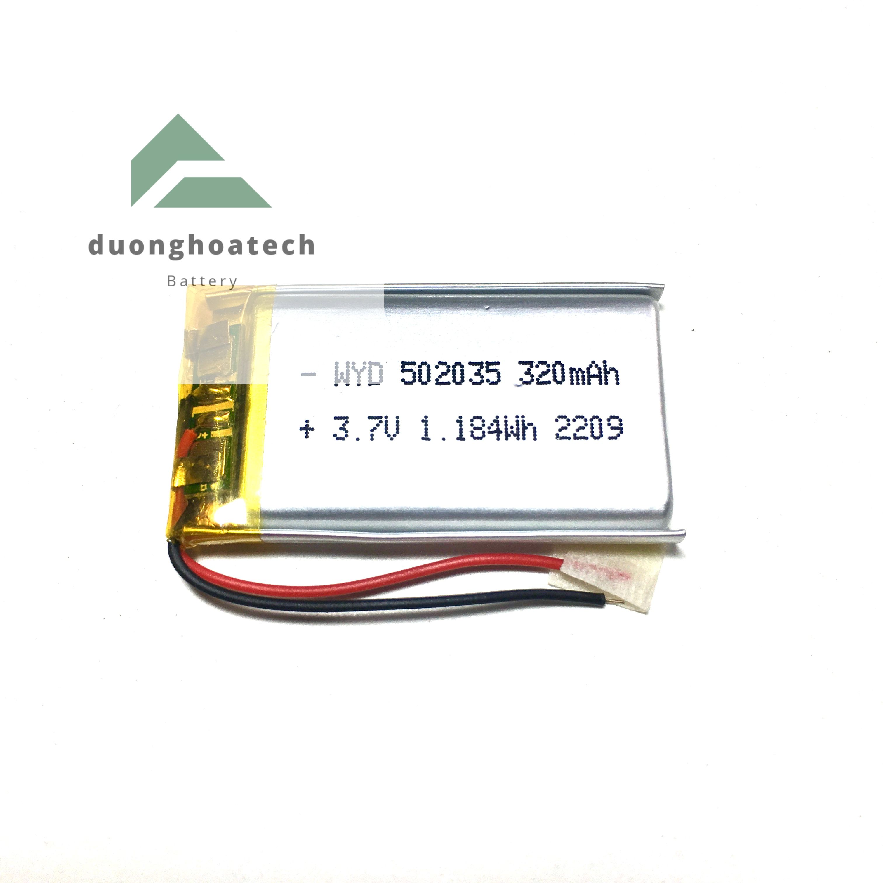 Pin Li-Po Lithium Polymer 3.7V 320mAh 5x20x35mm