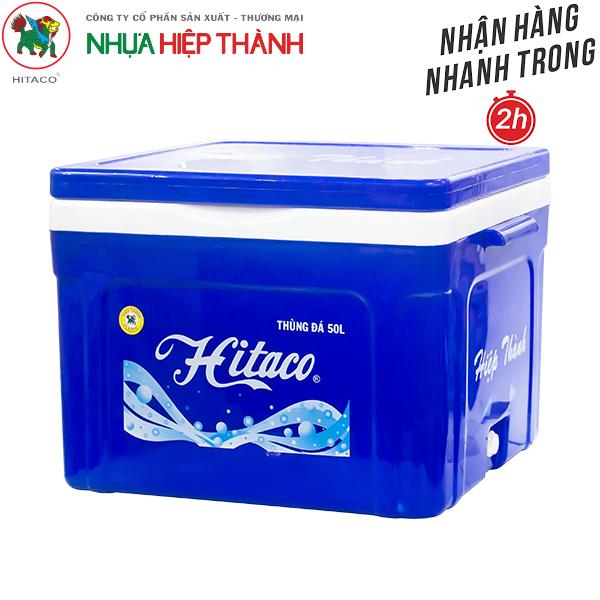 [HCM]THÙNG ĐÁ HITACO 50 LÍT   HIỆP THÀNH CAO CẤP-Kích thước:  57.0 x 38.0 x H 43.0 CM-GIAO NHANH 2H