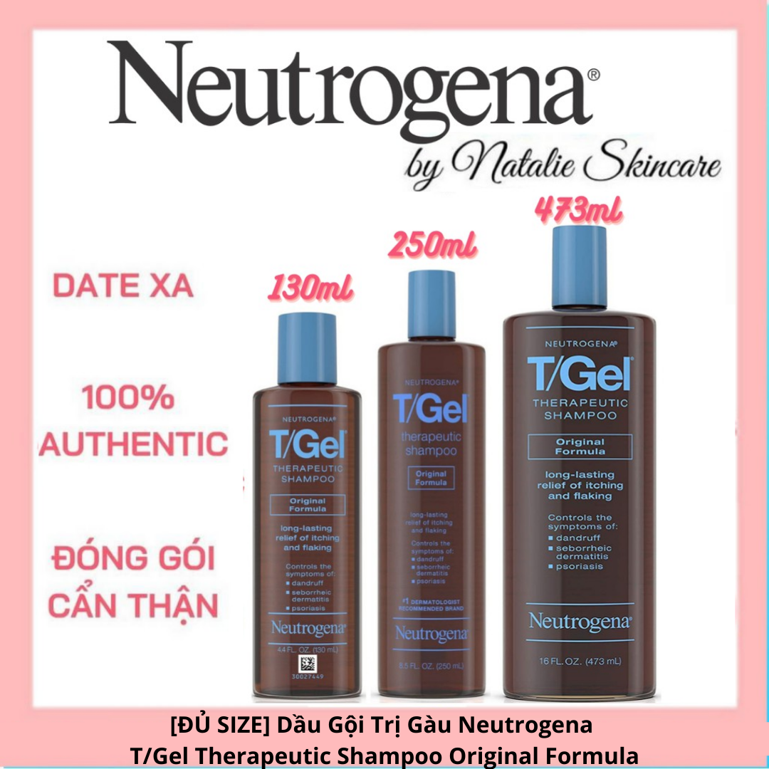 [ĐỦ SIZE] Dầu Gội Dành Cho Tóc Gàu Neutrogena T/gel Therapeutic Shampoo Original Formula