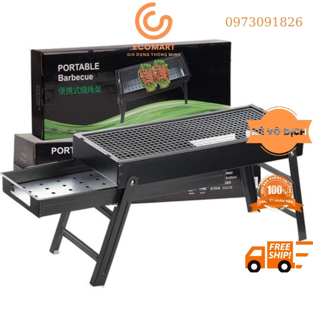 Bếp nướng than hoa BBQ ngoài trời cao cấp
