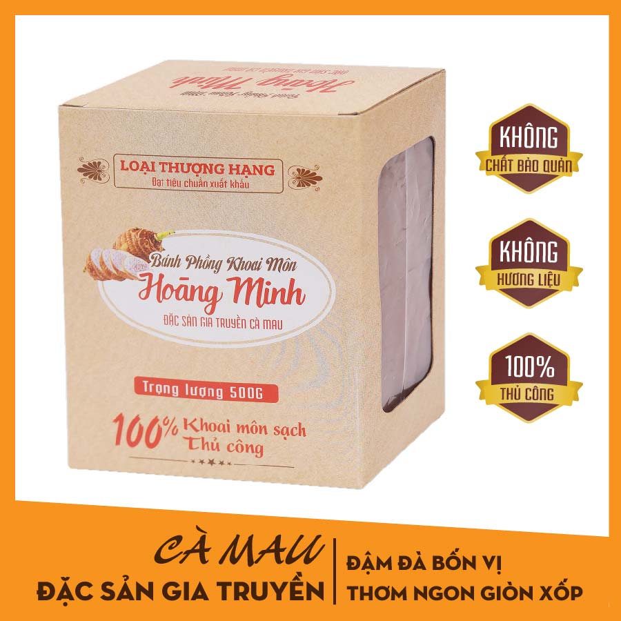 Bánh phồng khoai môn - Đặc sản gia truyền Cà Mau