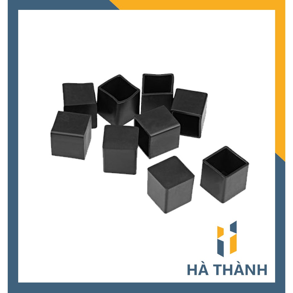 10 chiếc chụp ngoài vuông 50x50 núm, chụp, chân đế, nút cao su bịt chân bàn, ghế, ống hộp