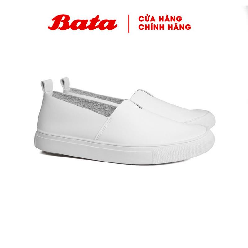 Giày mọi bệt nữ bata 551-1128 - trắng