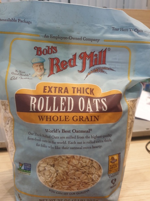 Yến mạch cán cỡ dày hiệu bob's red mill