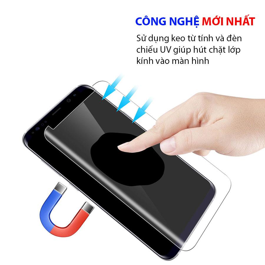 Kính Cường Lực Full Keo UV Dành Cho Samsung Galaxy S10/S10 Plus Mẫu Mới