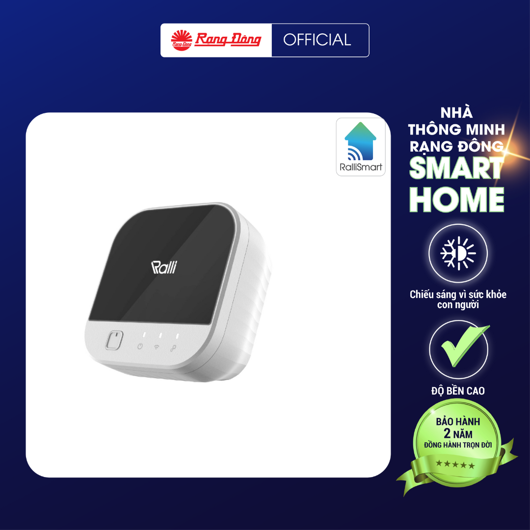 Bộ điều khiển trung tâm mini Rạng Đông. Model: RD-HC02. Điều khiển mọi hoạt động của Smart home, bộ não của ngôi nhà thông minh