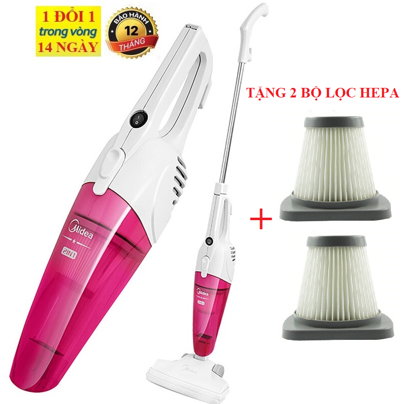 Máy Hút Bụi Cầm Tay Midea SC861A + Tặng 2 Bộ Lọc HEPA