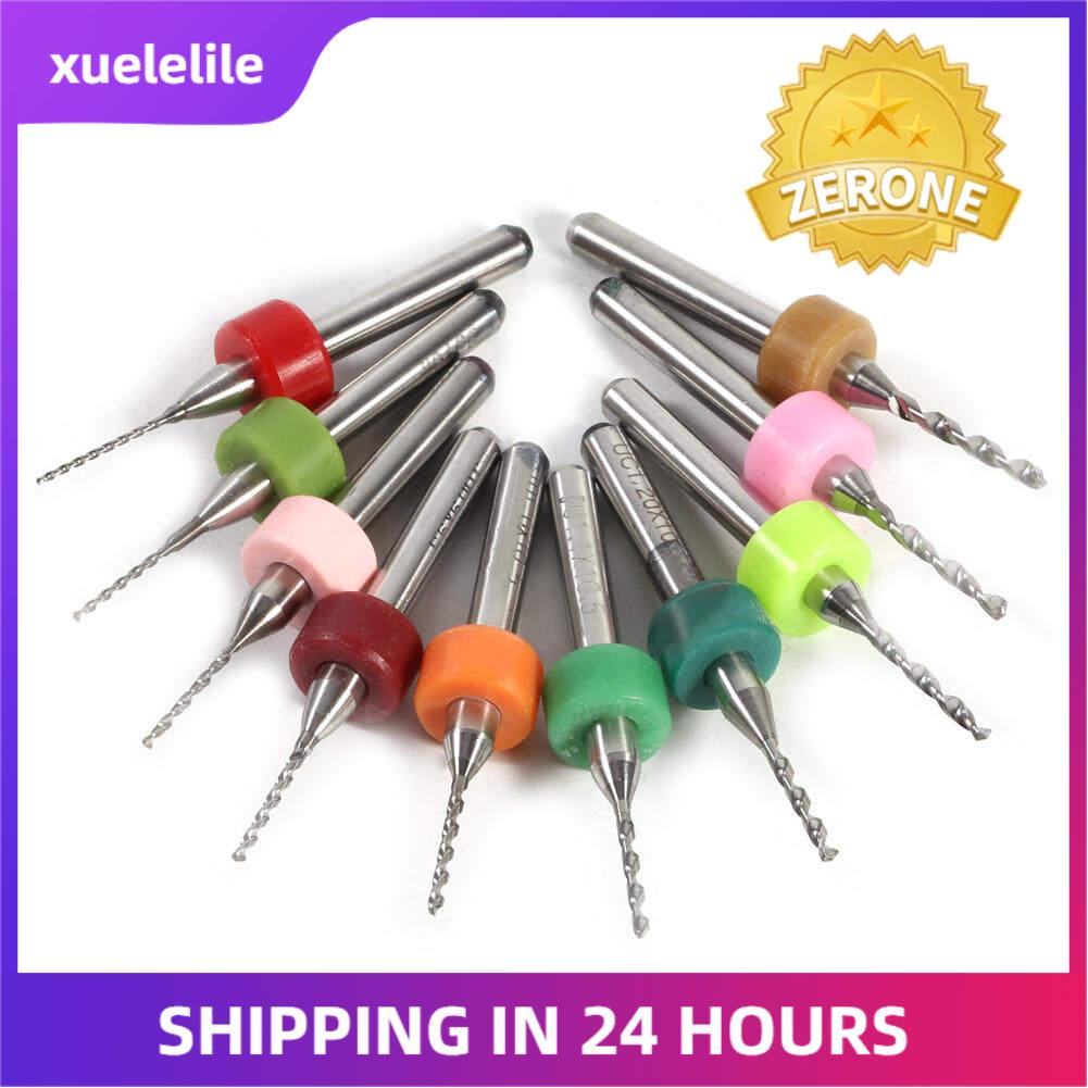 10Pcs 0.6-1.5Mm Bảng Mạch In Mũi Khoan Cacbua Gia Cố Mũi Khoan Nhỏ Cho Bảng Mạch In CNC PCB
