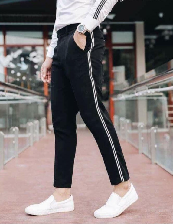 [Hoàn Tiền 15%] Quần tây nam (quần âu nam) phối Viền Trắng phong cách thể thao cá tính dễ phối đồ