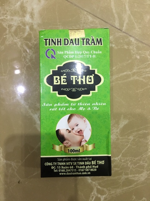 Tinh dầu tràm bé thơ chuẩn