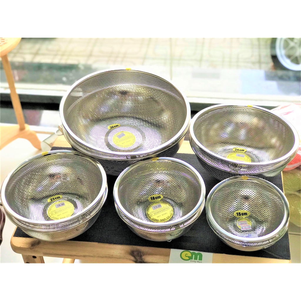 Rổ inox tem vàng xuất khẩu