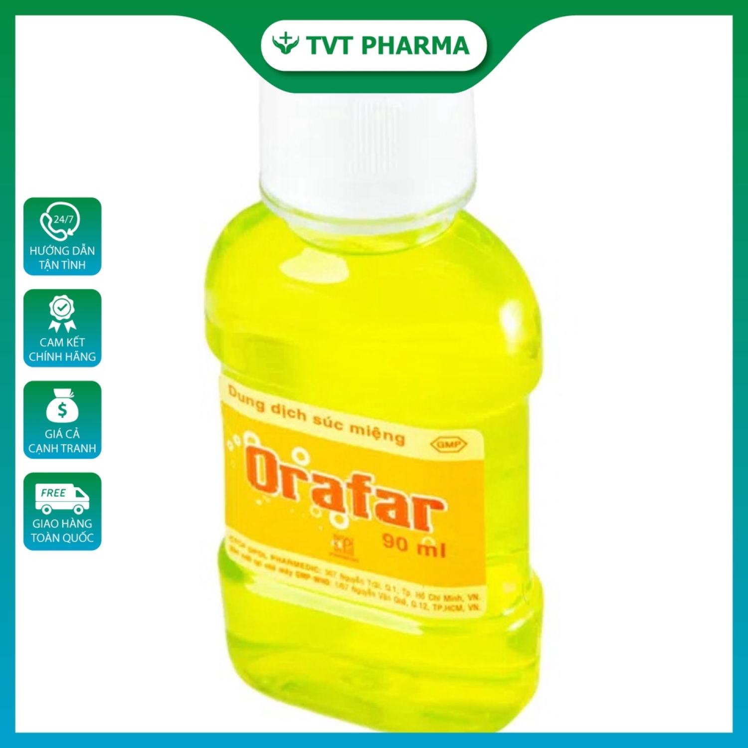 5 Chai Nước súc miệng Orafar Khử Mùi thuốᴄ Lá, Viêm Lợi