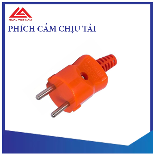PHÍCH CẮM CHỊU TẢI CAO NIVAL- PN502, PHÍCH CẮM ĐỰC CAO CẤP
