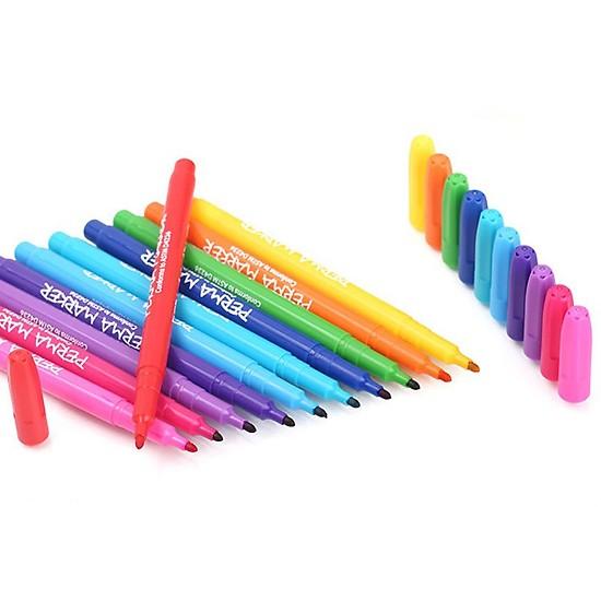 Hộp 12 cây bút lông colormate perma markers - ms-12per