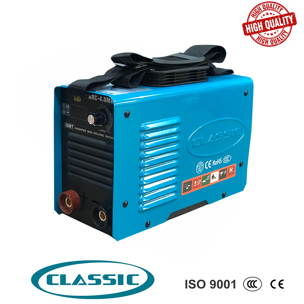 máy hàn điện tử, máy hàn que mini CLASSIC ARC-4.0MM có đồng hồ hiển thị dòng hàn,may han dien tu , máy hàn que, may han dien tu,  may han mini, máy hàn que mini