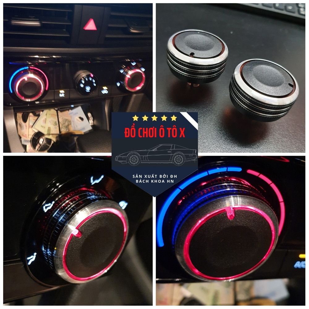 Núm điều hòa kia seltos bản deluxe bộ 2 núm hàng cao cấp