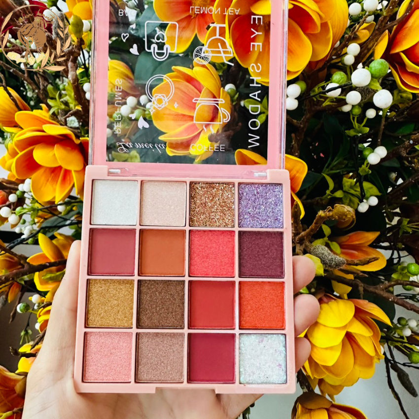 Bảng phấn mắt lamelia classic 16 color eyeshadow palette c16.