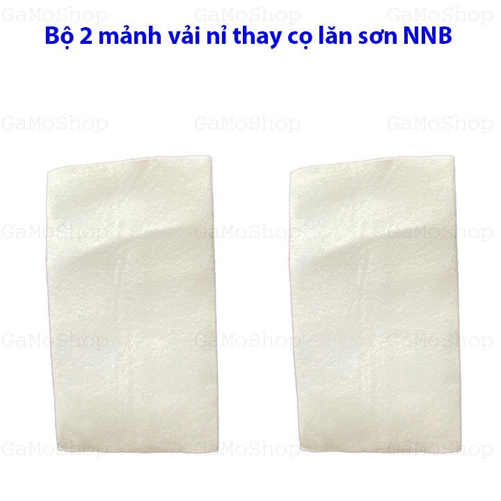 [HCM]Bộ 2 miếng vải nỉ thay cọ lăn sơn thông minh NNB