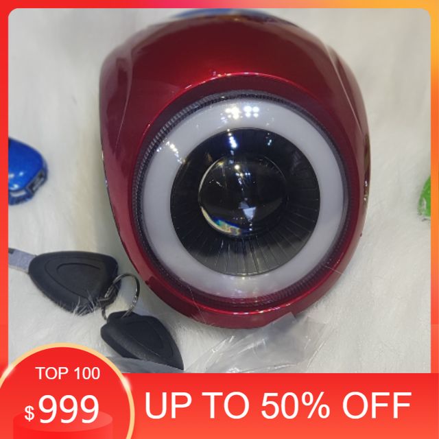 Đầu đèn xe đạp điện pk 48-60v huy xe đạp điện