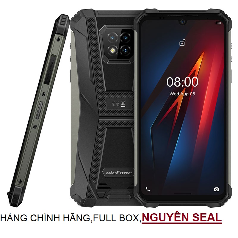 [HCM]Điện thoại Ulefone Armor 8 (siêu bềnchống nướcchống va đậpRam 4GbRom 64 Gb)