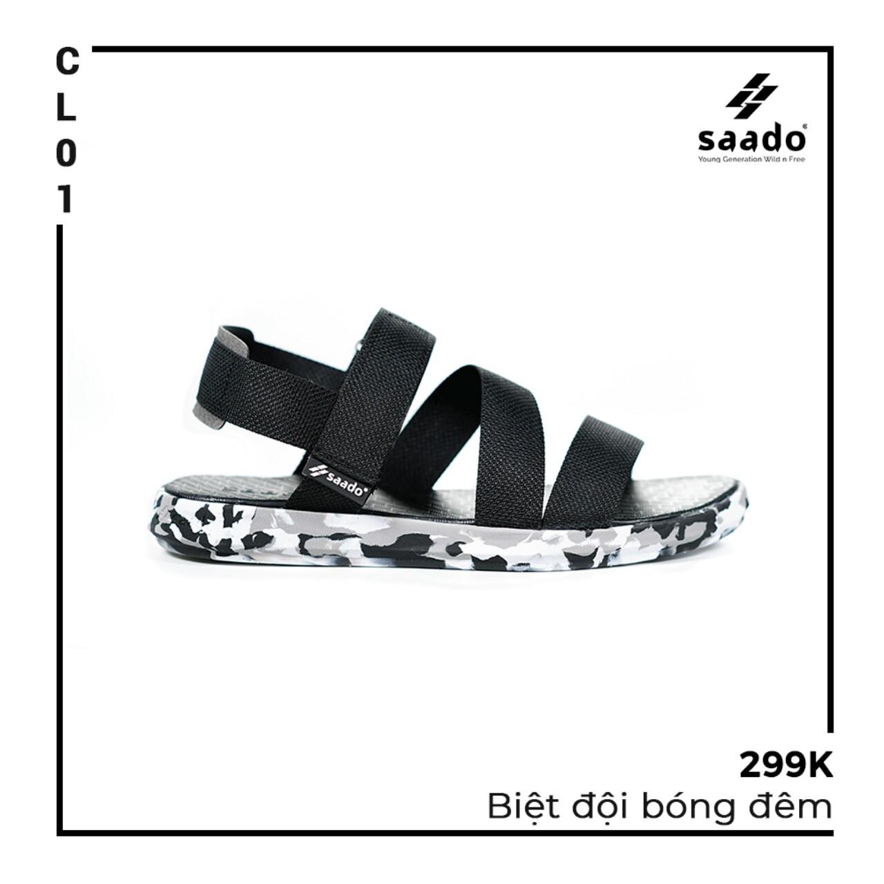 [HCM]Giày Sandal Saado Nam Biệt Đội Bóng Đêm CL01
