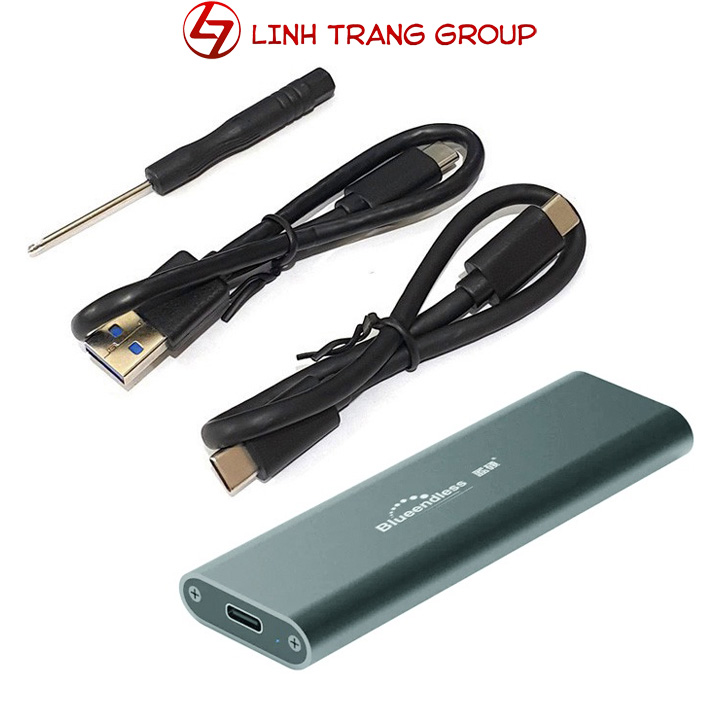 Box SSD M.2 PCIe NVMe USB-C 3.1 Blueendless 2802N - BX02