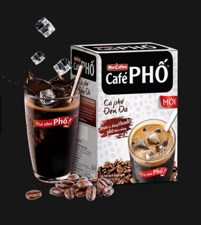 Cà phê phố đen đá