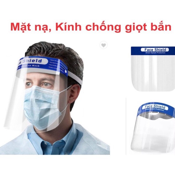 [HCM][ GIAO HÀNG NHANH TP.HCM] - Combo 5 cái Kính chống giọt bắn kính bảo hộ trong suốt an toàn Hàng chính hãng Miếng che chống COVID mặt nạ trong suốt chống COVID