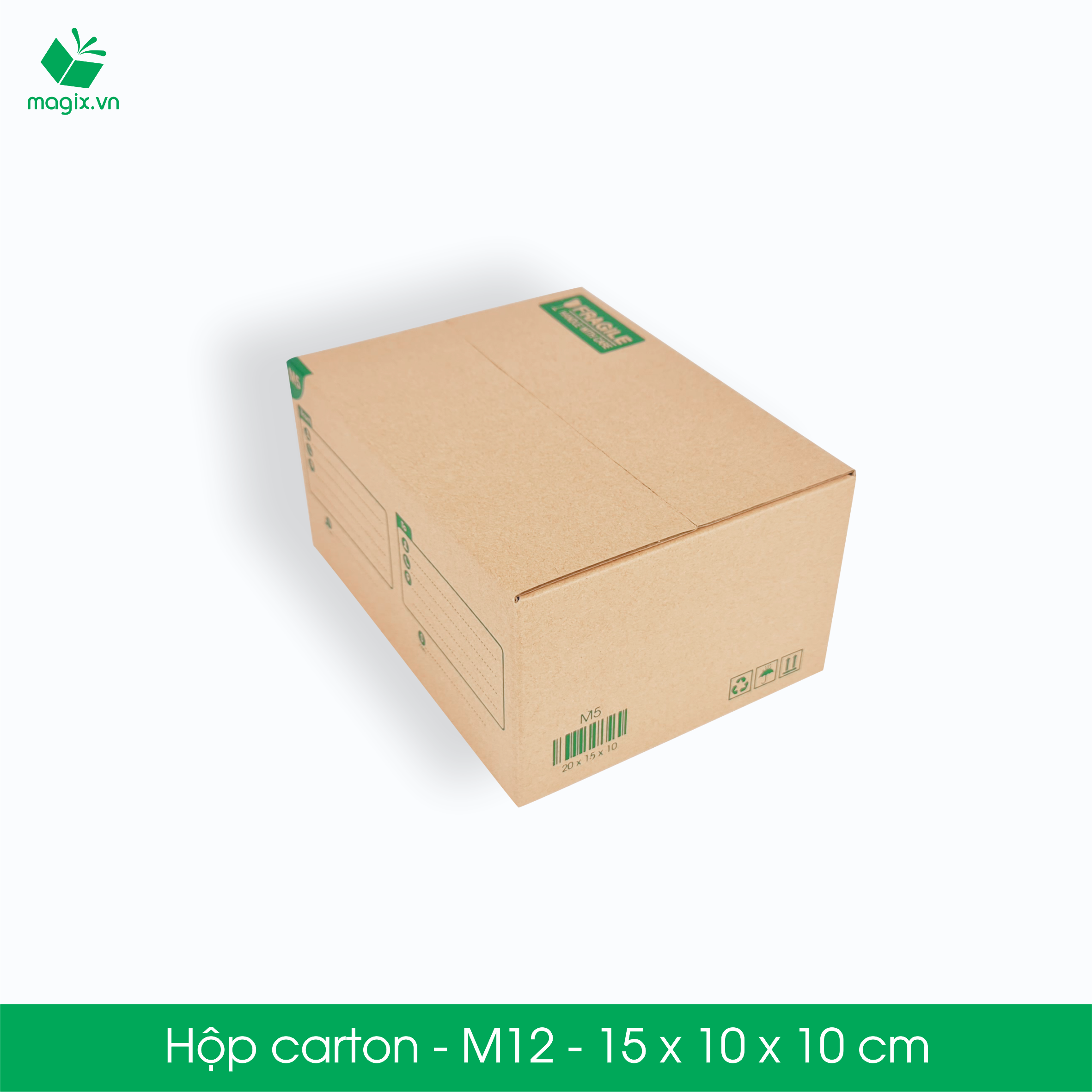 M12 - 15x10x10 cm - 60 thùng carton - thùng carton