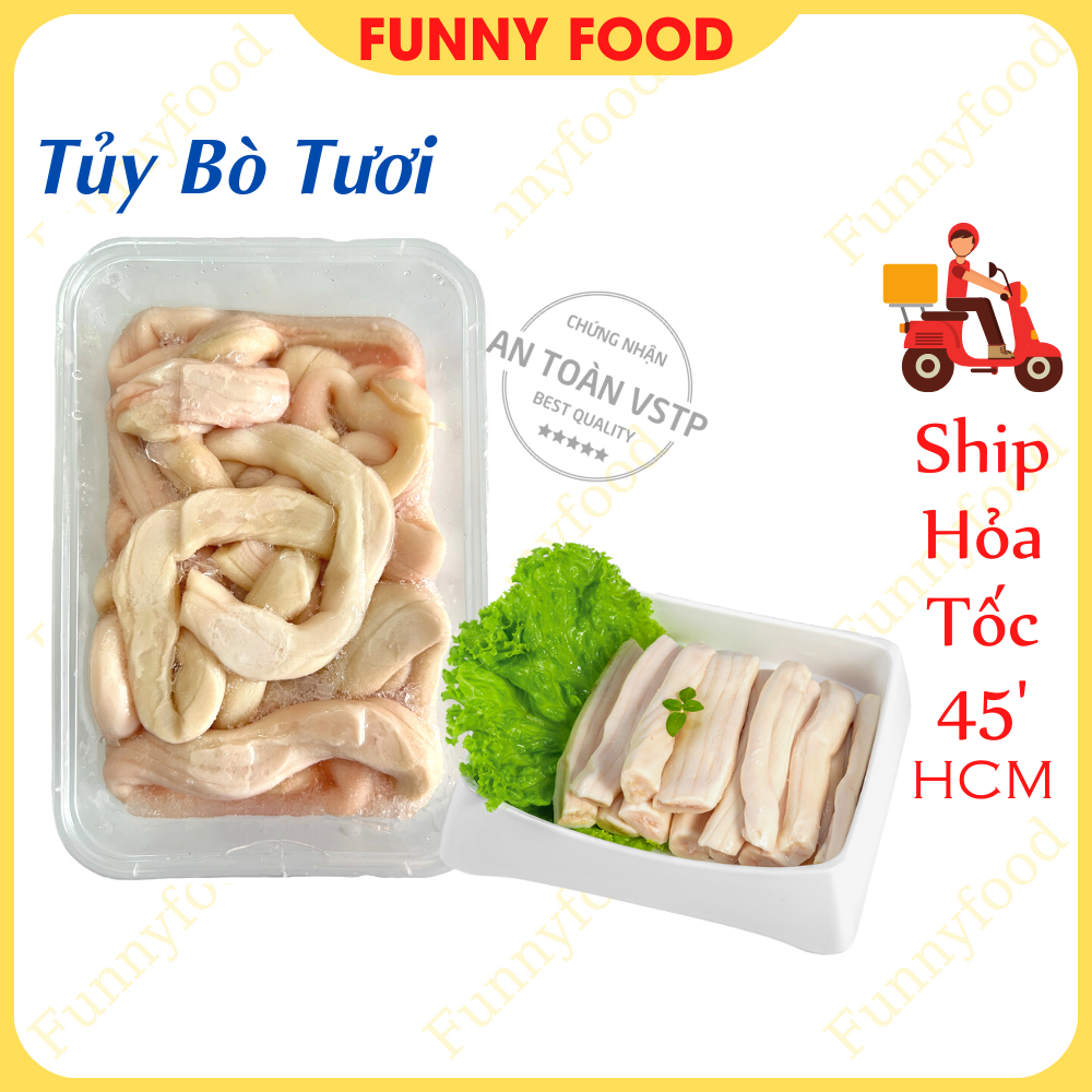 Tủy bò tươi - tủy bò ngon nấu lẩu bò, chiên - - funnyfood