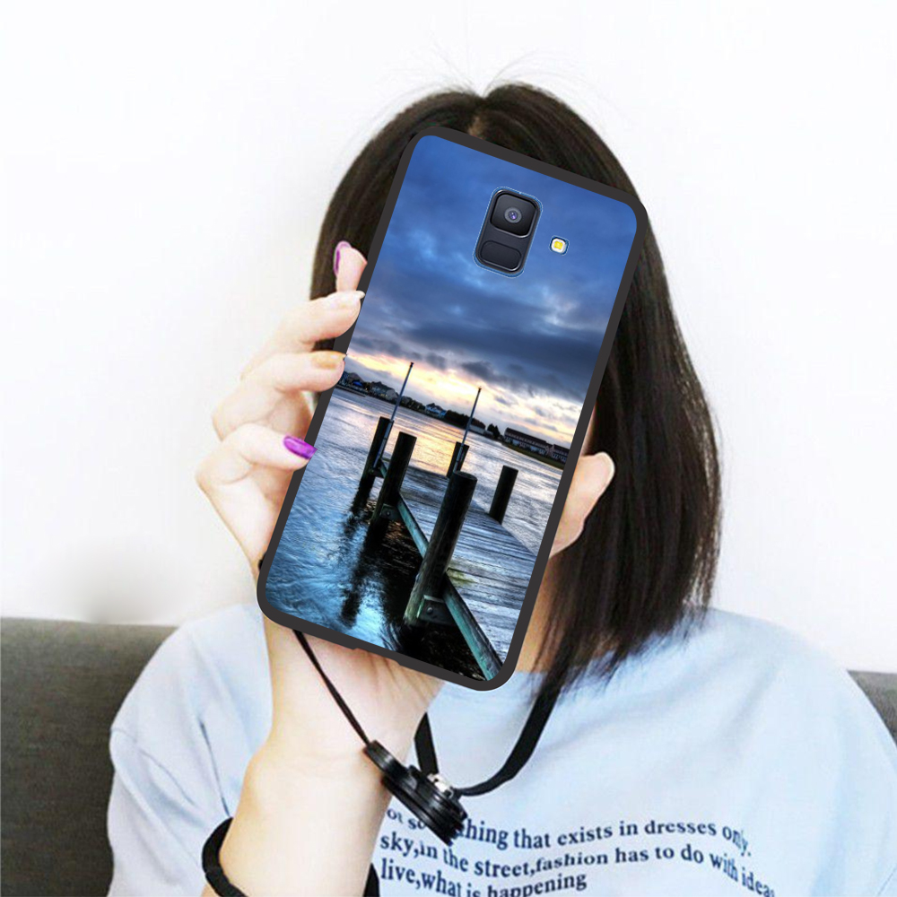 [HCM]Ốp lưng iCase dành cho Samsung Galaxy A6 2018 viền dẻo TPU BST Phong Cảnh Thiên Nhiên viền ốp dẻo giúp bạn tháo lắp máy dễ dàng mà không lo trầy xước máy