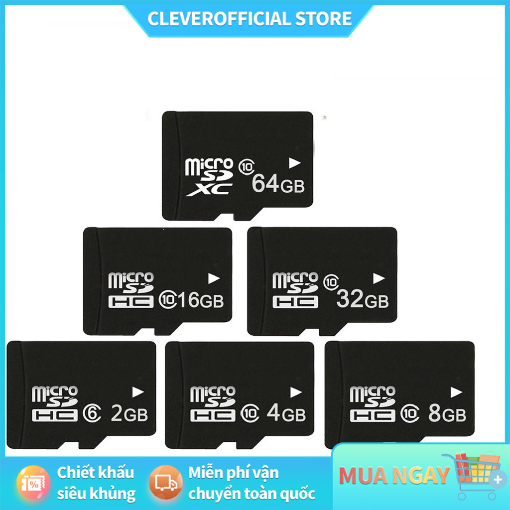 ⚡Miễn Phí Vận Chuyển⚡Thẻ nhớ Micro SD 64G/32G/16G/8G/4G/2G - tốc độ cao chuyên dụng cho Camera, Smartphone, loa đài,điện thoại, máy tính bảng, loa mic, Tốc Độ Đọc 70 MB/s,Thỏa Sức Lưu Trữ Dữ Liệu, thẻ nhớ chính hãng