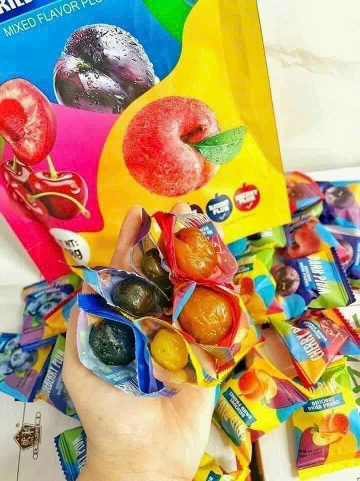 Ômai hoa quả mix 5 vị ômai gói 408gam - ăn vặt siêu ngon