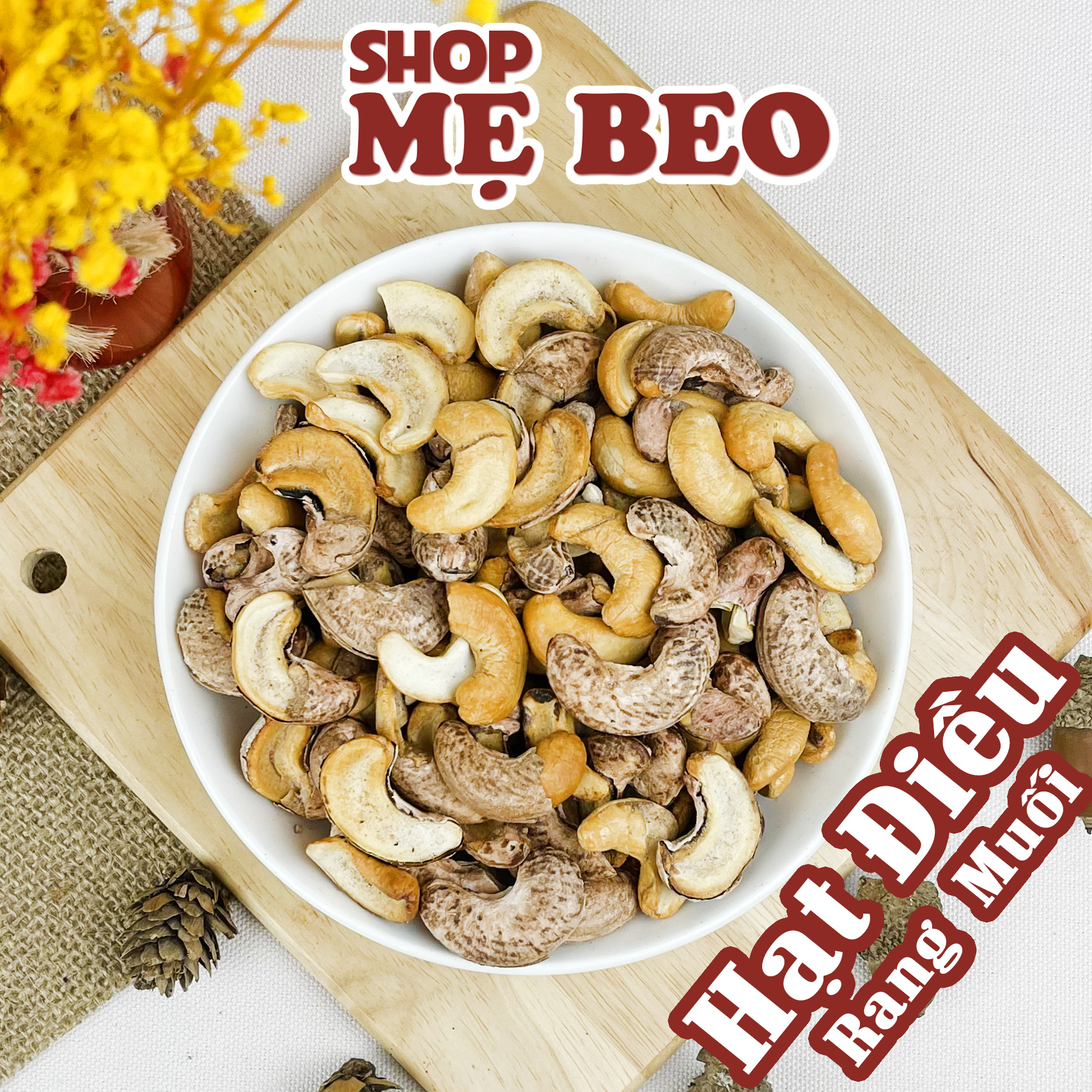 500Gr Hạt Điều Rang Muối Loại Bể Vở SHOP MẸ BEO