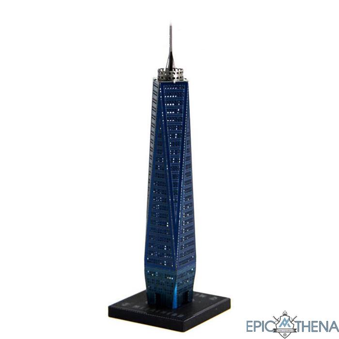 Mô hình Lắp Ráp Kim Loại 3D - Trung tâm thương mại thế giới