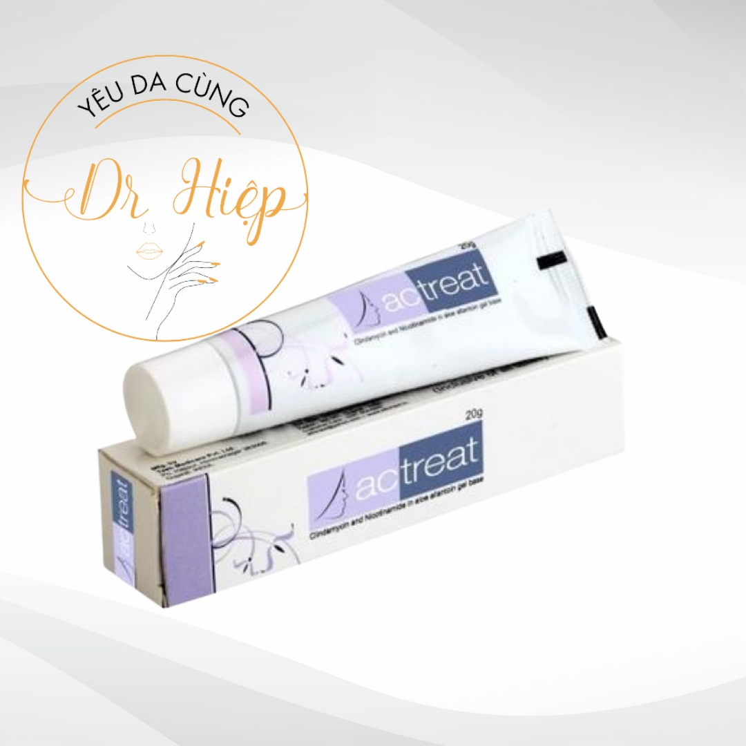 Kem hỗ trợ da mụn giảm thâm actreat tube 30g