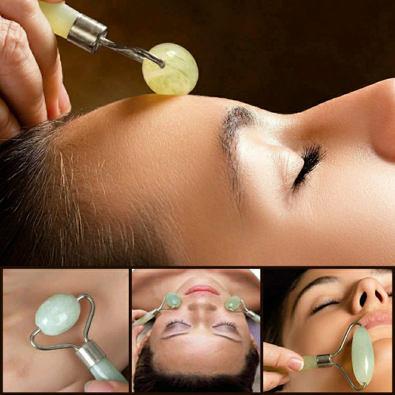 LĂN ĐÁ MASSAGE MẶT 02 ĐẦU