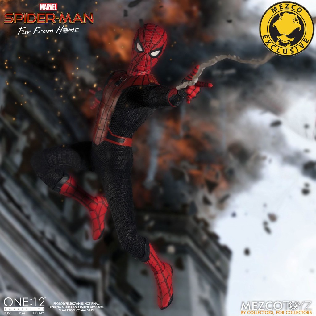 HCM][Order báo giá] Mô hình chính hãng Mezco: Spiderman (Far From Home) |  