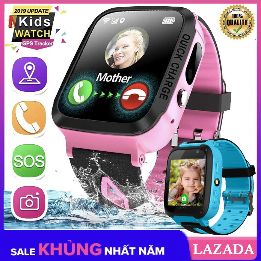 [Sale 50%] Đồng hồ định vị trẻ em S4 phiên bản tiếng Việt, Đồng hồ định vị có Camera, Đèn pin, chống nước nhẹ, nghe gọi, nhắn tin( đồng hồ đa chức năng)