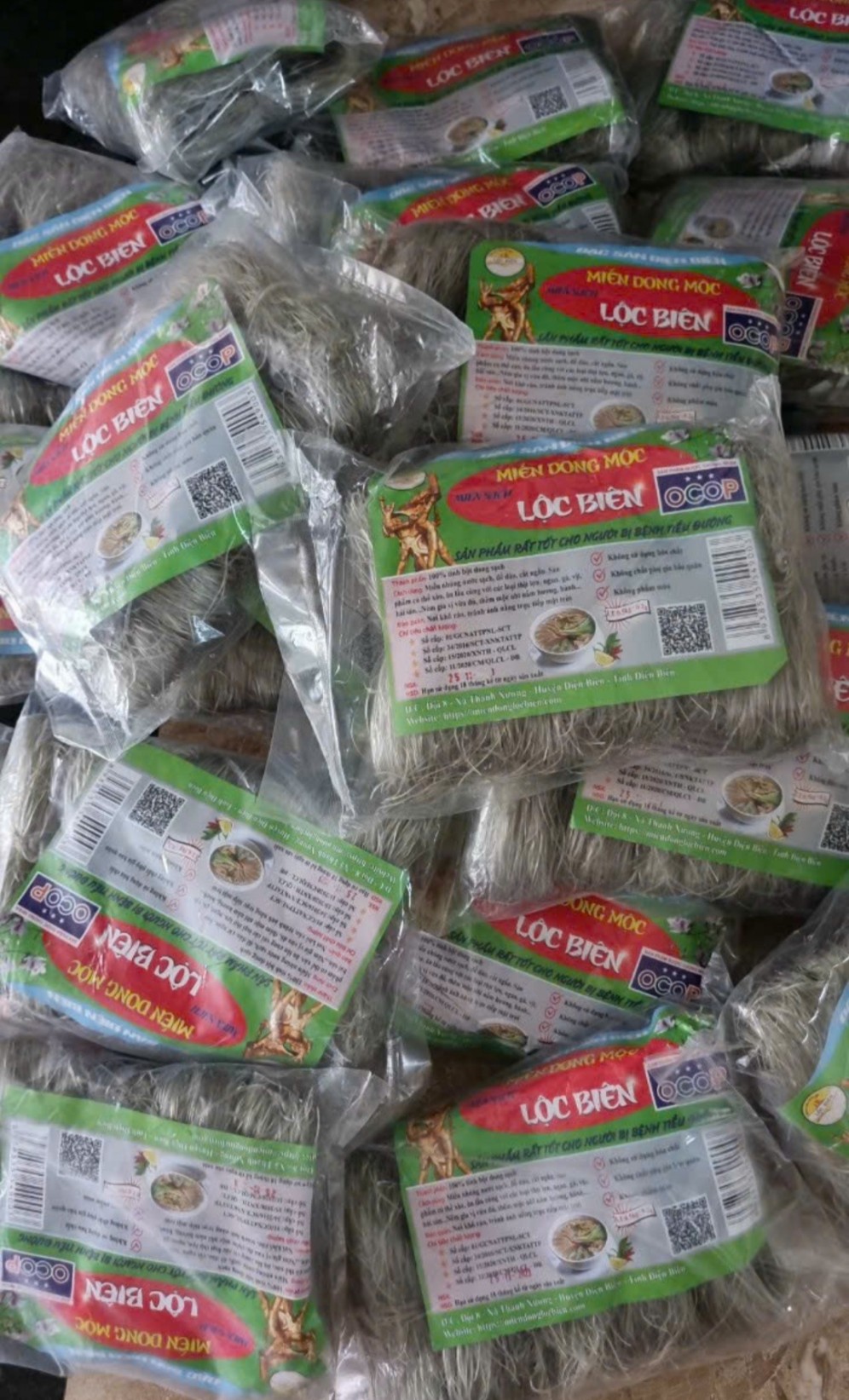Miến dong sạch lộc Biên- Điện Biên|Miến mộc sợi dai ngon