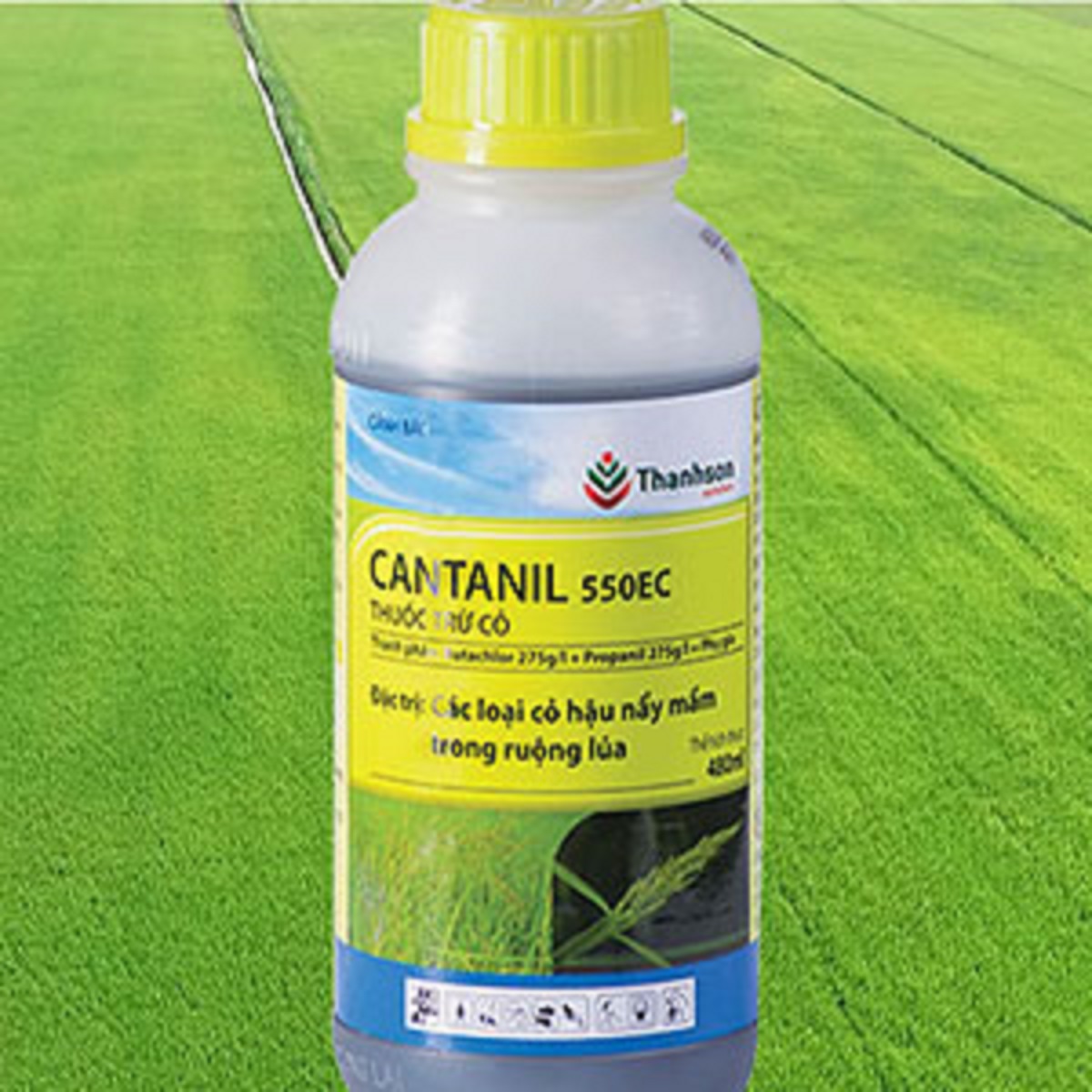 Thuốc trừ cỏ tiền nảy mầm cantanil 550ec chai 500ml